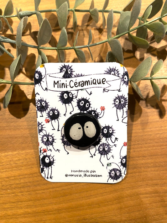 Mini-céramique "noiraude" pin