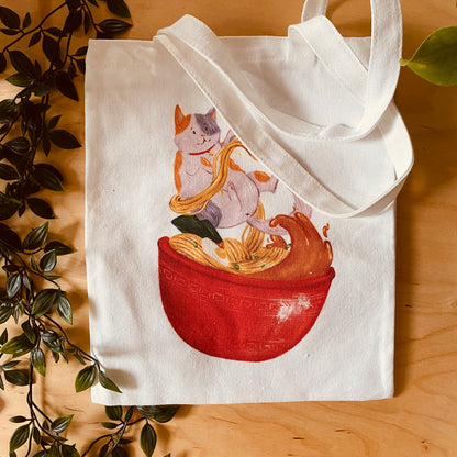 Tote Bag " Chat Ramen "